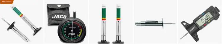 Tread depth gauge