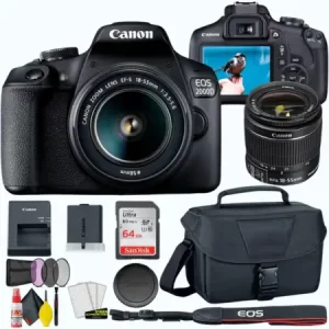 Canon EOS 2000D  Rebel T7 DSLR Camera