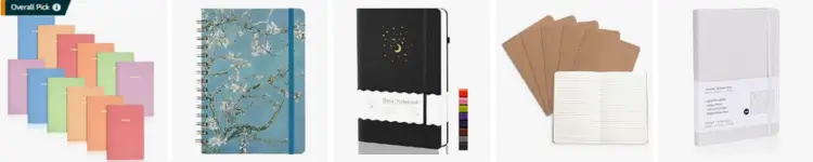 affordable notebooks and journals